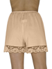 Underworks Women Cotton Beige Split Skirt