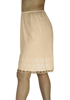 Underworks Women Cotton Knit Laced Beige Bloomers Split Skirt