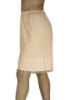 Underworks Women Cotton Knit Laced Beige Bloomers Split Skirt