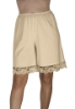 Underworks Women Cotton Laced Beige Pettipants