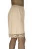 Underworks Women Cotton Laced Beige Slip Bloomers