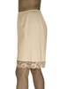 Underworks Women Pettipants Cotton Knit Laced Beige Culotte Slip Bloomers Split Skirt