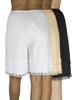 Underworks Women Cotton Knit Laced Bloomers Split Skirt3 Pack