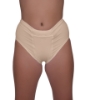 Underworks Nude panty brief provides support and compression to reduce swelling in the vulvar vein