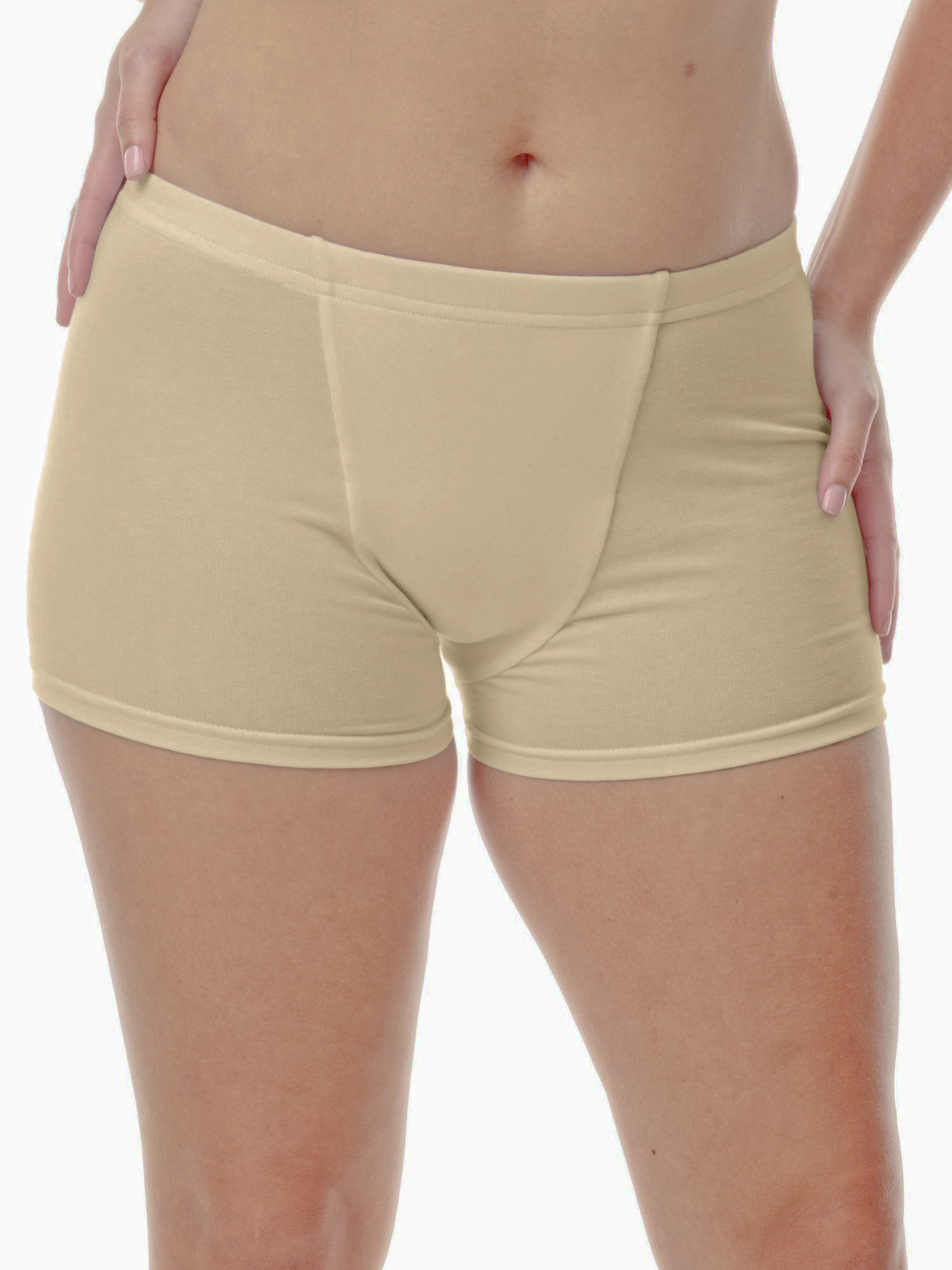 Underworks Vulvar Varicosity and Prolapse Support Panty with Groin  Compression Bands. Beige - Xlarge 