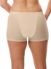 Underworks nude boxer, boy leg briefs provides support and compression to reduce swelling in the vulvar veins