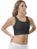 Underworks Extreme MagiCotton Black Sports and Binding Bra