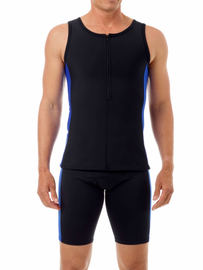 Picture of Mens Compression Sleeveless Swim Top - Slightly Irregular Garment