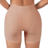 Back view of Underworks pelvic prolapse support boyleg underwear with built-in groin compression bands for varicosity relief, shown in beige